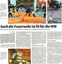 Die Feuerwehr Kriegshaber ist fit für die WM!